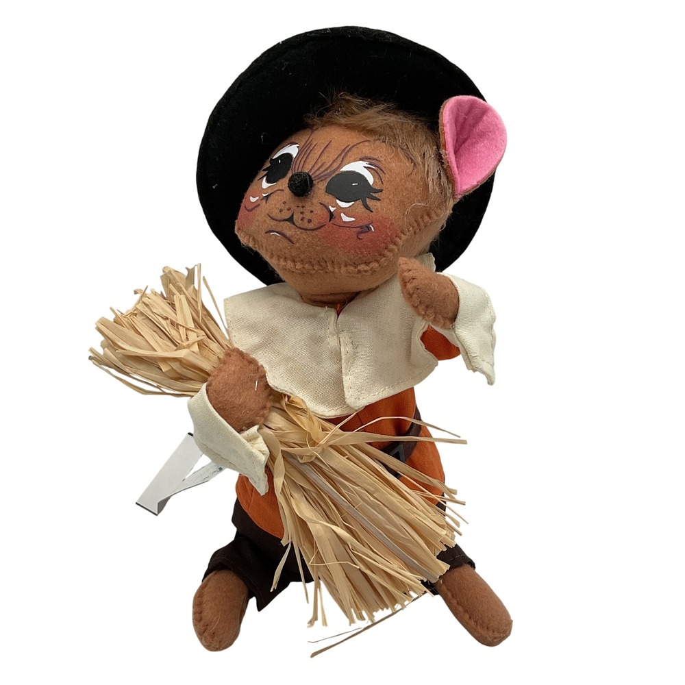 Annalee Dolls 8in Pilgrim Harvest Mouse Thanksgiving Figurine 361822 New